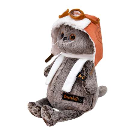 Мягкая игрушка BUDI BASA Басик в шлеме и шарфе 19 см Ks19-009
