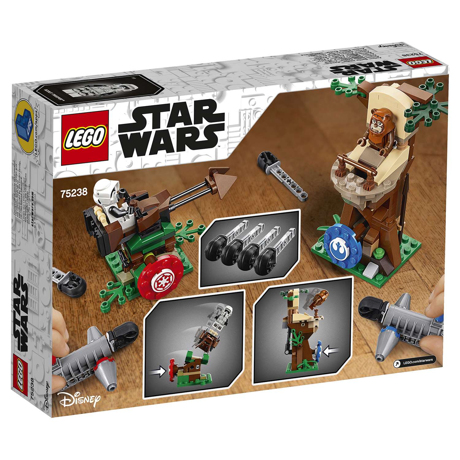 Конструктор LEGO Star Wars Нападение на планету Эндор 75238 - фото 3