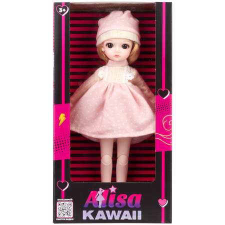 Кукла шарнирная 30 см 1TOY Alisa Kawaii с длинными волосами блондинка БЖД bjd аниме экшн фигурка игрушки для девочек