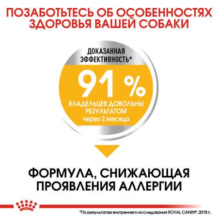 Сухой корм для собак ROYAL CANIN Dermacomfort 3 кг (лечебный)