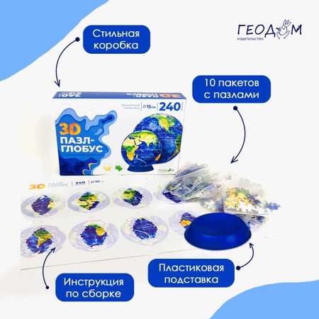 Пазл ГЕОДОМ 3D