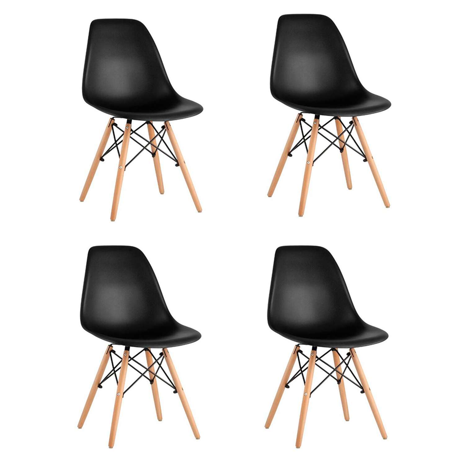 Комплект стульев Stool Group DSW Style черный - фото 1