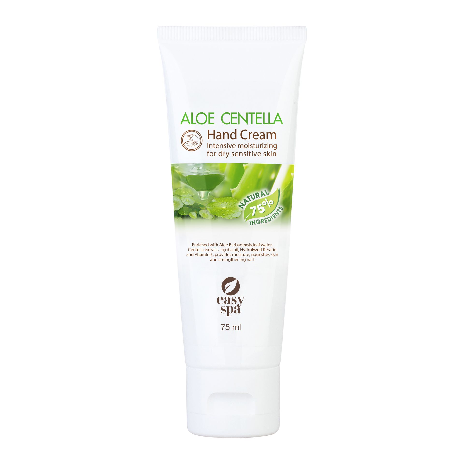 Крем для рук EASY SPA для сухой и чувствительной кожи Aloe Centella 75 мл - фото 1