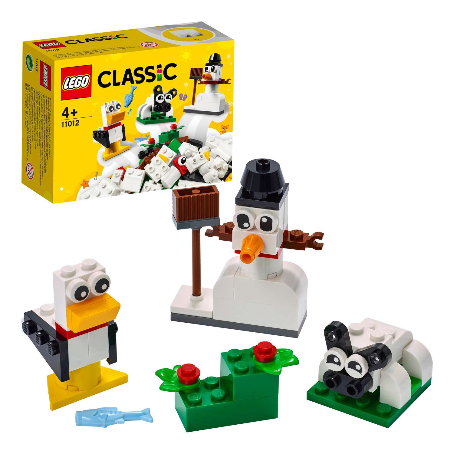 Конструктор LEGO Classic Белые кубики 11012 - фото 1