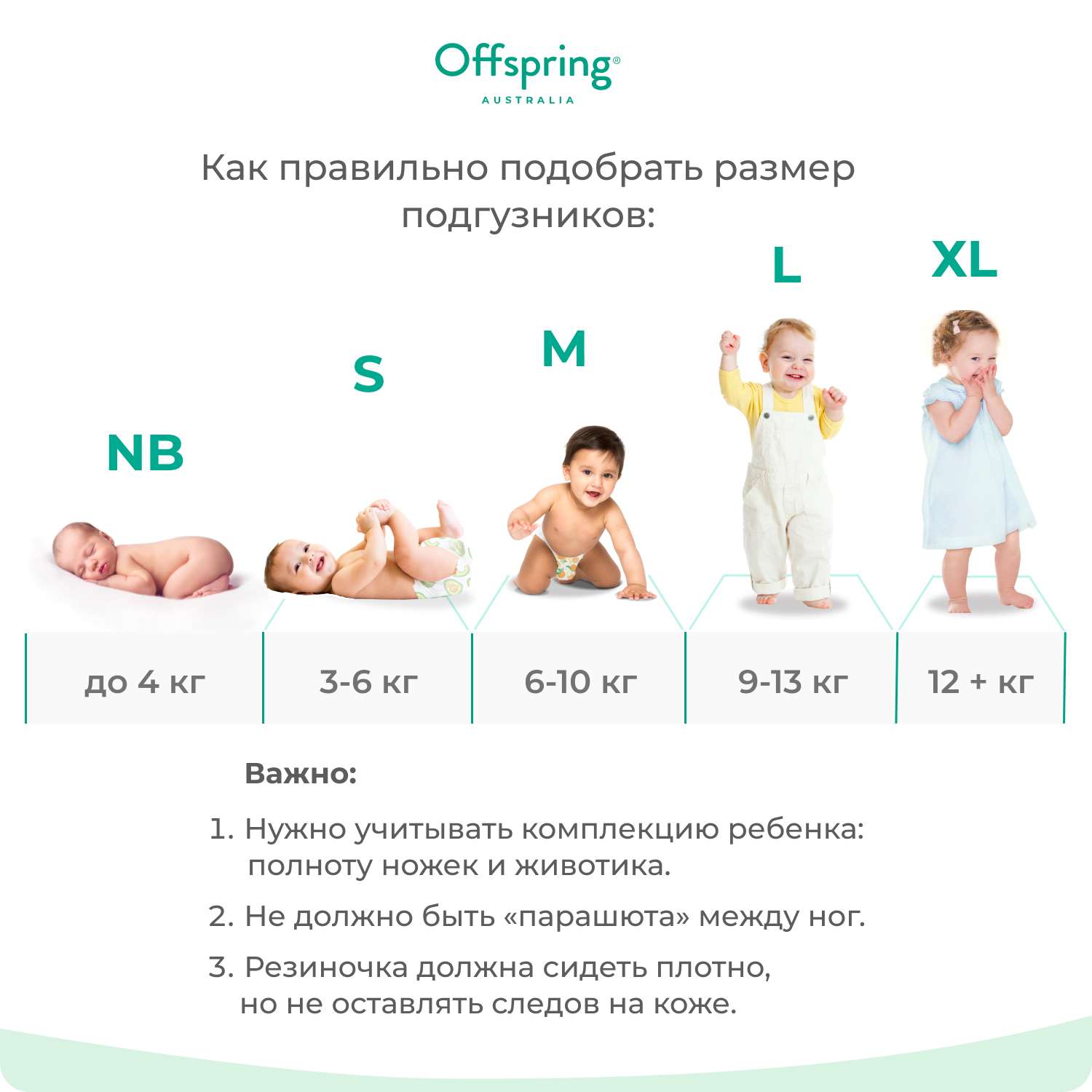 Подгузники Offspring NB 2-4 кг 26 шт расцветка Арбузы - фото 6