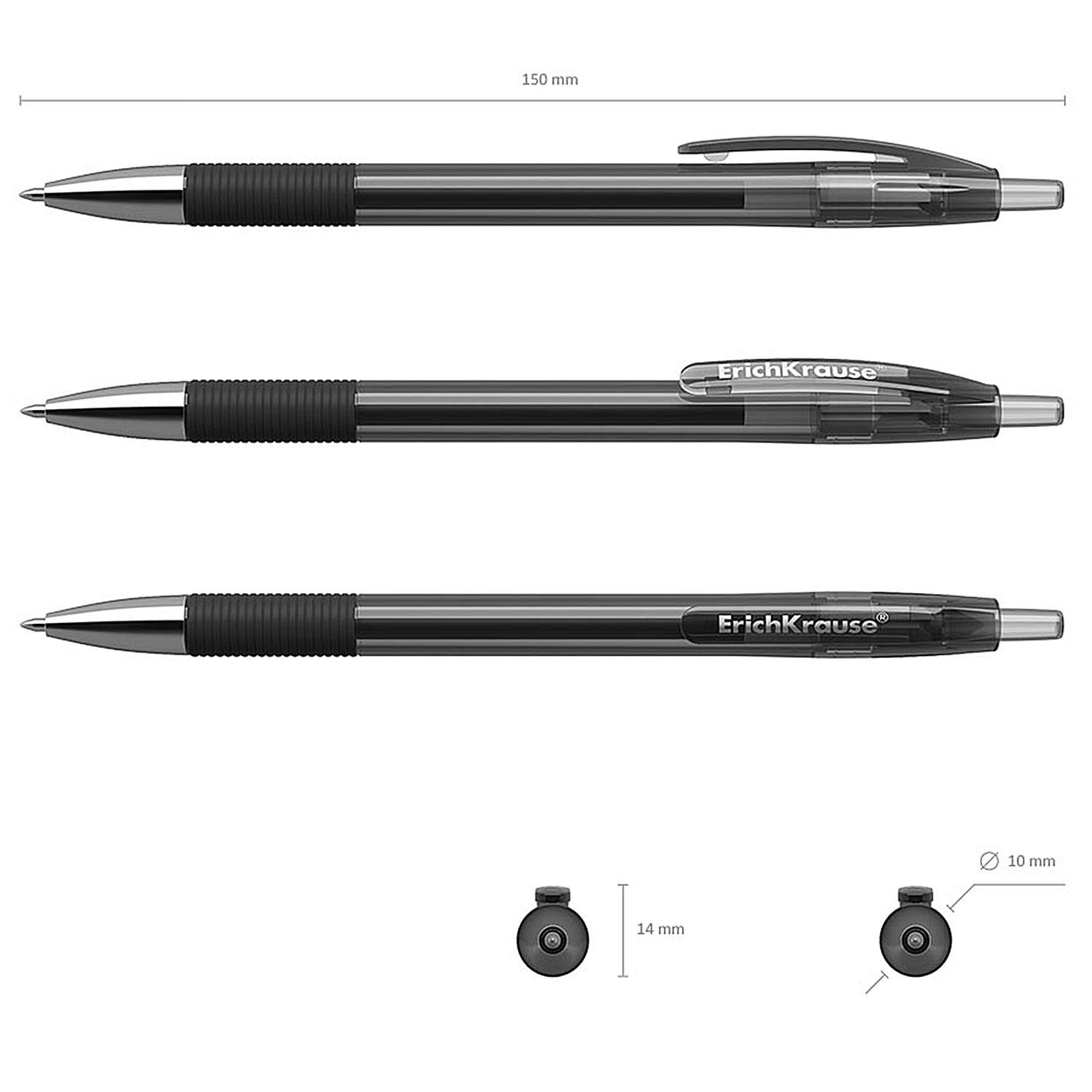Ручка гелевая ErichKrause Original Gel R-301 автоматическая 46815 - фото 4