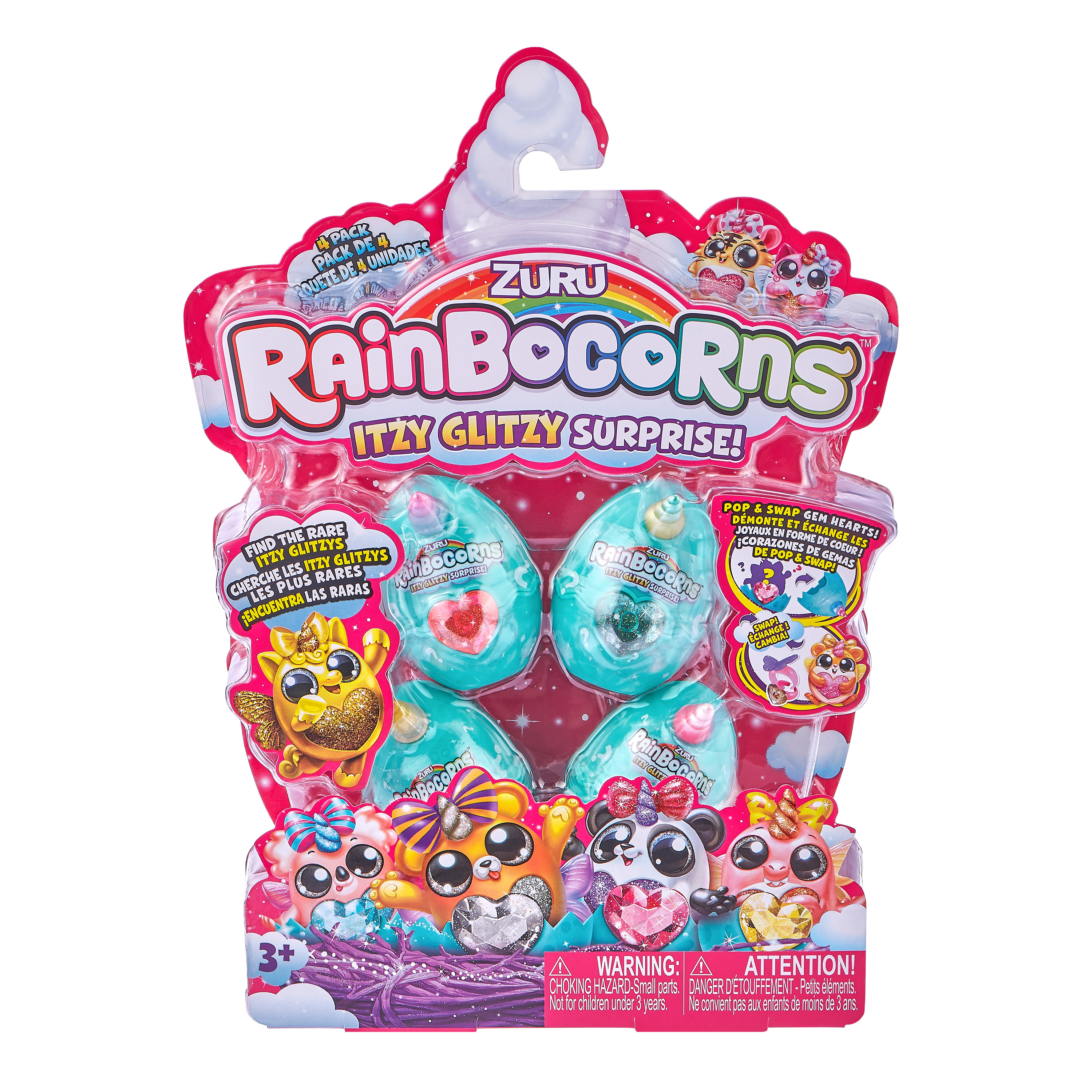 Игрушка Rainbocorns Rainbocorns Itzy glitzy surprise S1 в яйце в непрозрачной упаковке (Сюрприз) 9208-S001 - фото 8