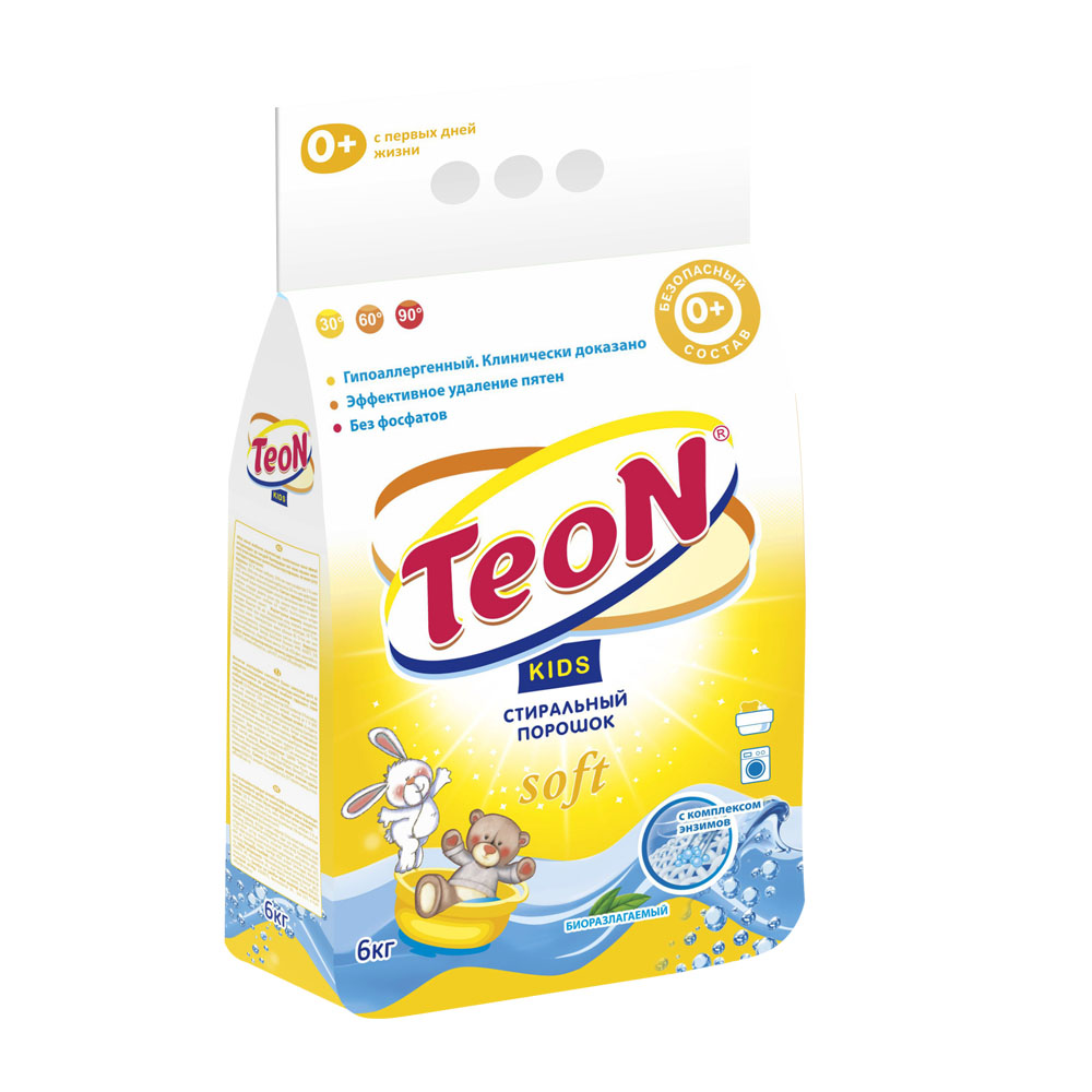 Стиральный порошок TEON Kids 6 кг - фото 1