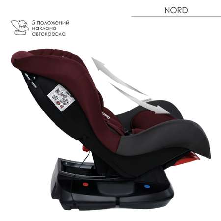 Автокресло Babyton Nord Cherry 0+/1 (0-18 кг)