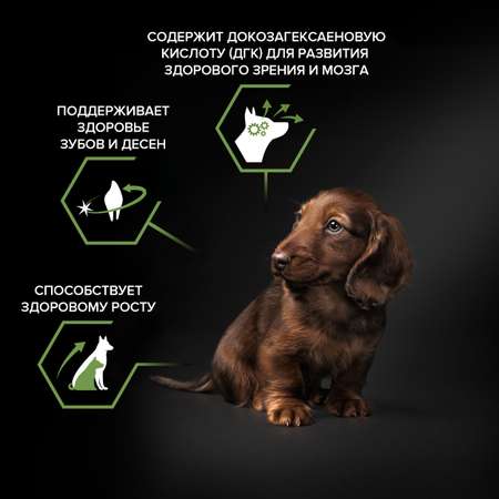 Корм для щенков PRO PLAN мелких и миниатюрных пород с комплексом Optistart с курицей и рисом 3кг