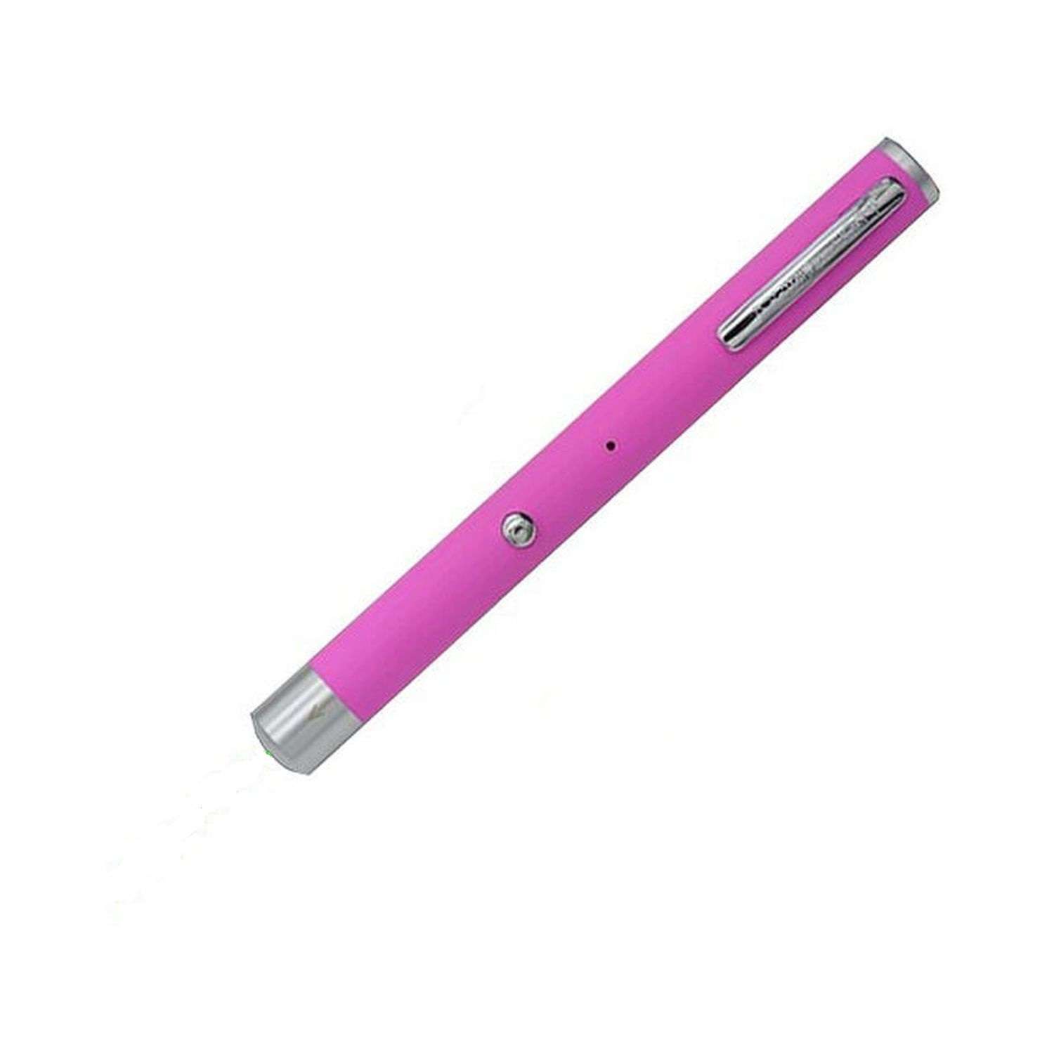 Лазерная указка Seichi с USB-кабелем розовая - фото 1