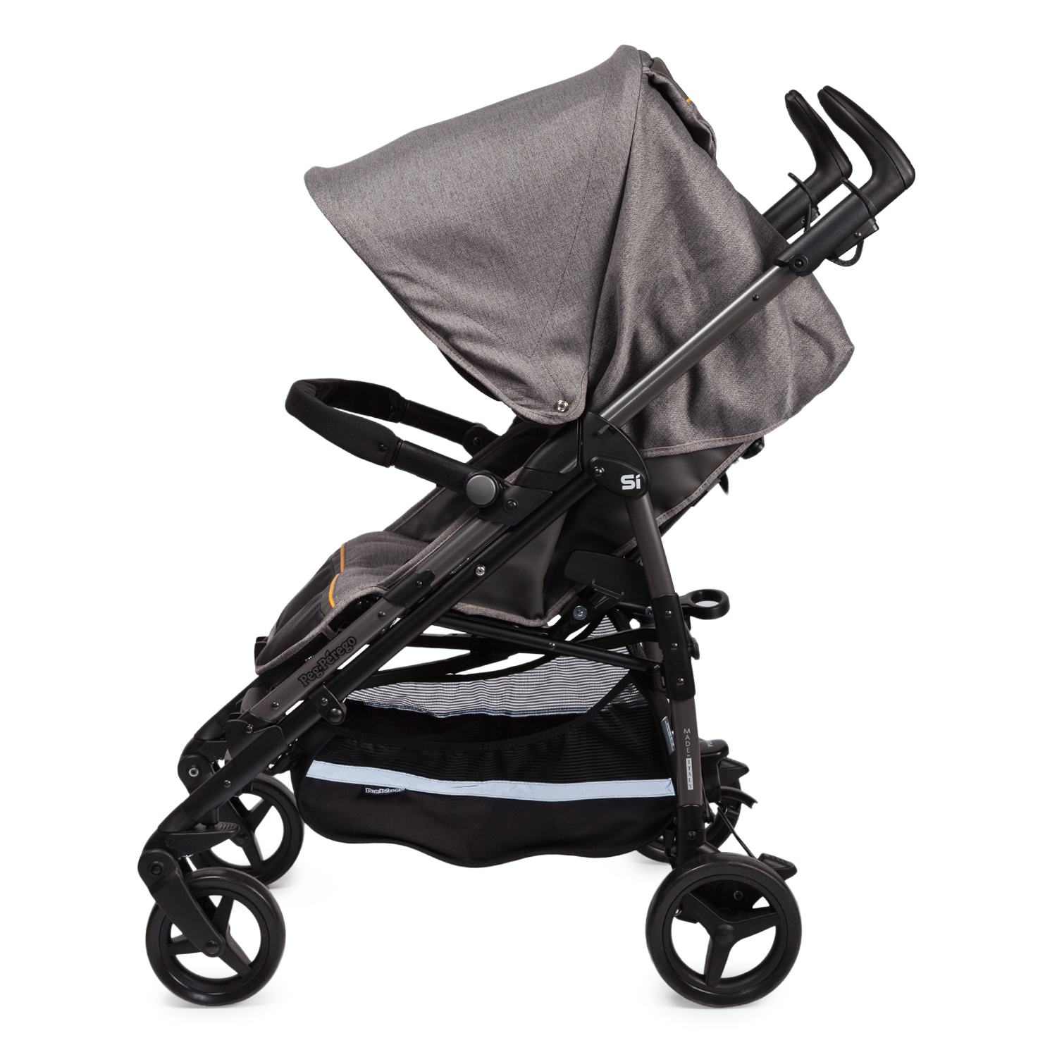 Коляска прогулочная Peg-Perego Si Completo Luxe Grey - фото 4