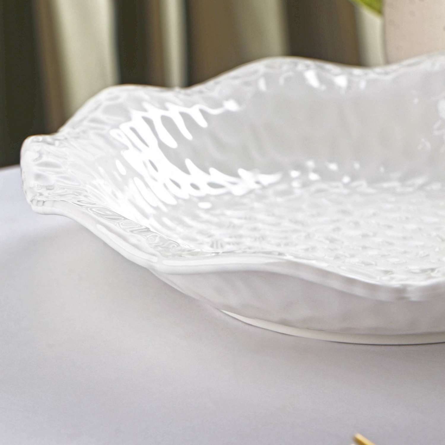 Тарелка Sima-Land керамическая десертная «Воздушность» 500 мл d=23 см цвет белый - фото 3