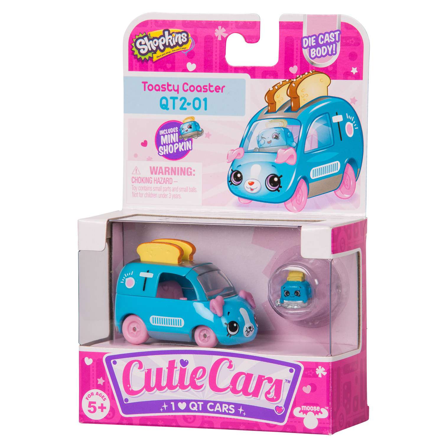 Машинка Cutie Cars с мини-фигуркой Shopkins S3 Тости Тостер 56770 - фото 3