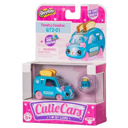 Машинка Cutie Cars с мини-фигуркой Shopkins S3 Тости Тостер