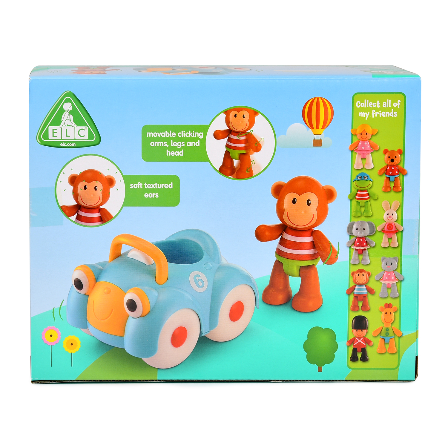 Игрушка ELC Toybox Машинка обезьянки 137041 - фото 7