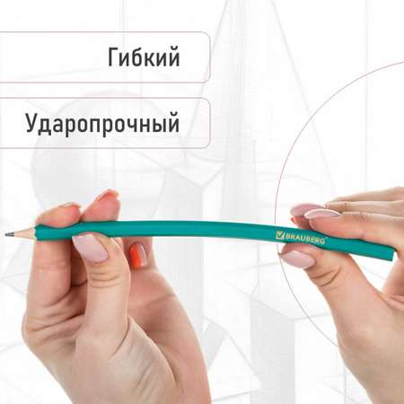 Карандаши чернографитные Brauberg 12 шт.