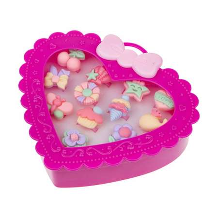 Набор бижутерии 1TOY Sweet heart Bijou 12 колец пастельные тона