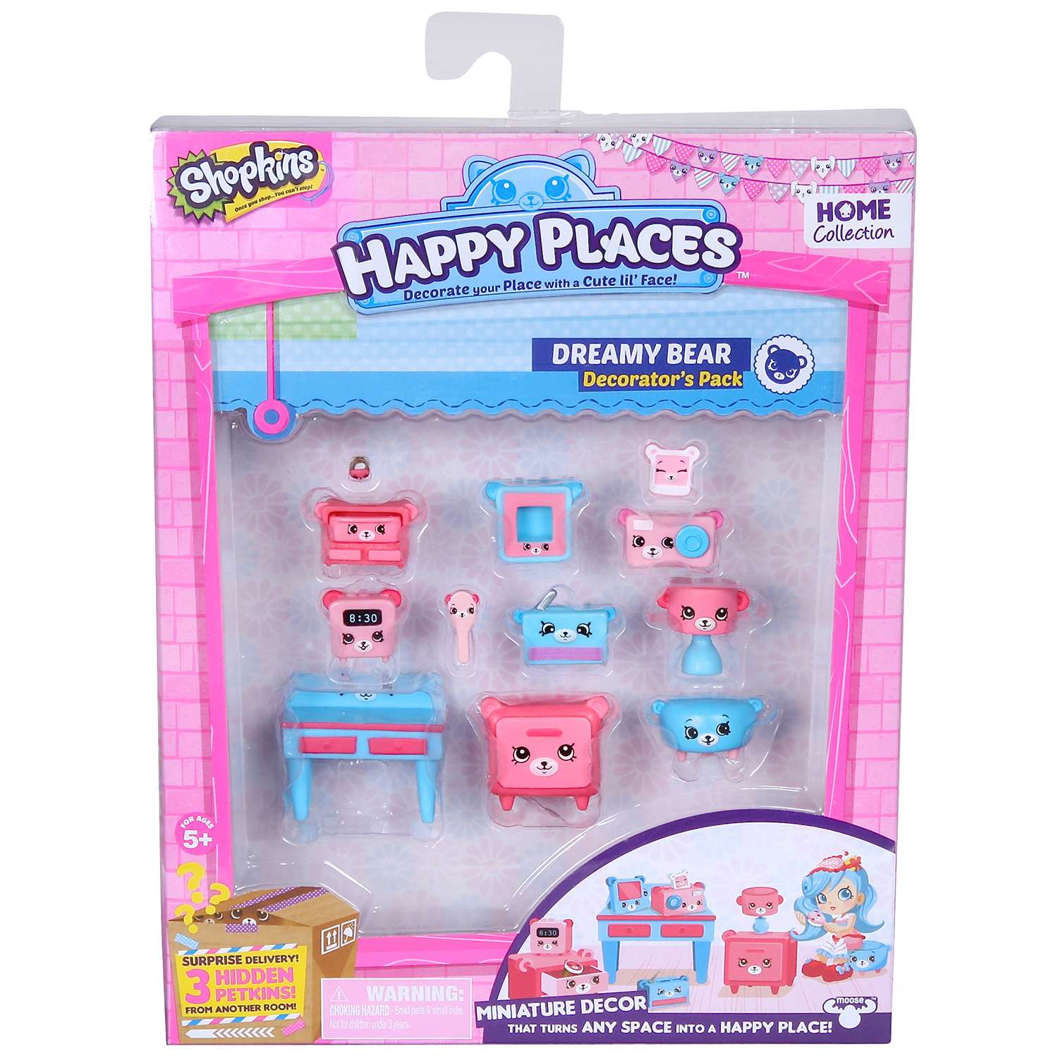 Набор для декора Happy Places Shopkins Сонные мишки (56378) - фото 1