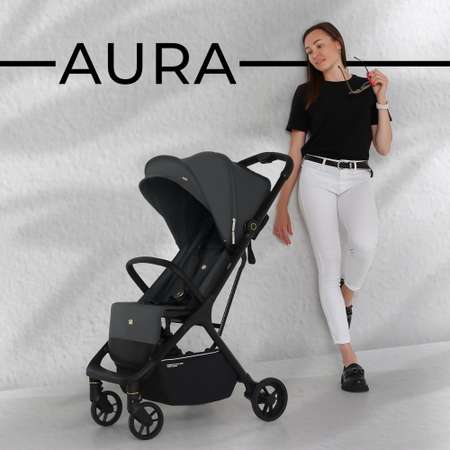 Коляска прогулочная Sweet Baby Aura Grey