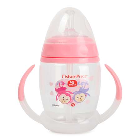 Поильник BabyGo Fisher Price 180мл Pink C1-0001