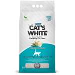 Наполнитель для кошек Cats White комкующийся с ароматом Марсельского мыла 5л