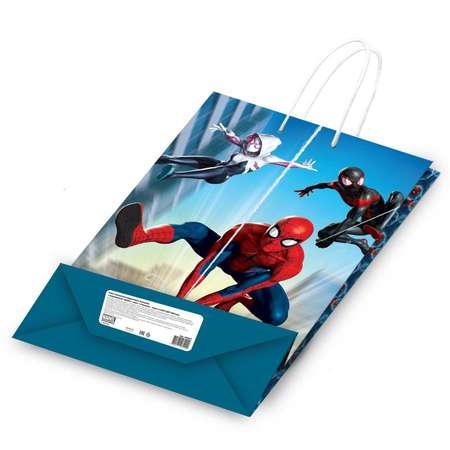 Пакет подарочный ND PLAY Дисней Человек-паук 33*45*10см 298547