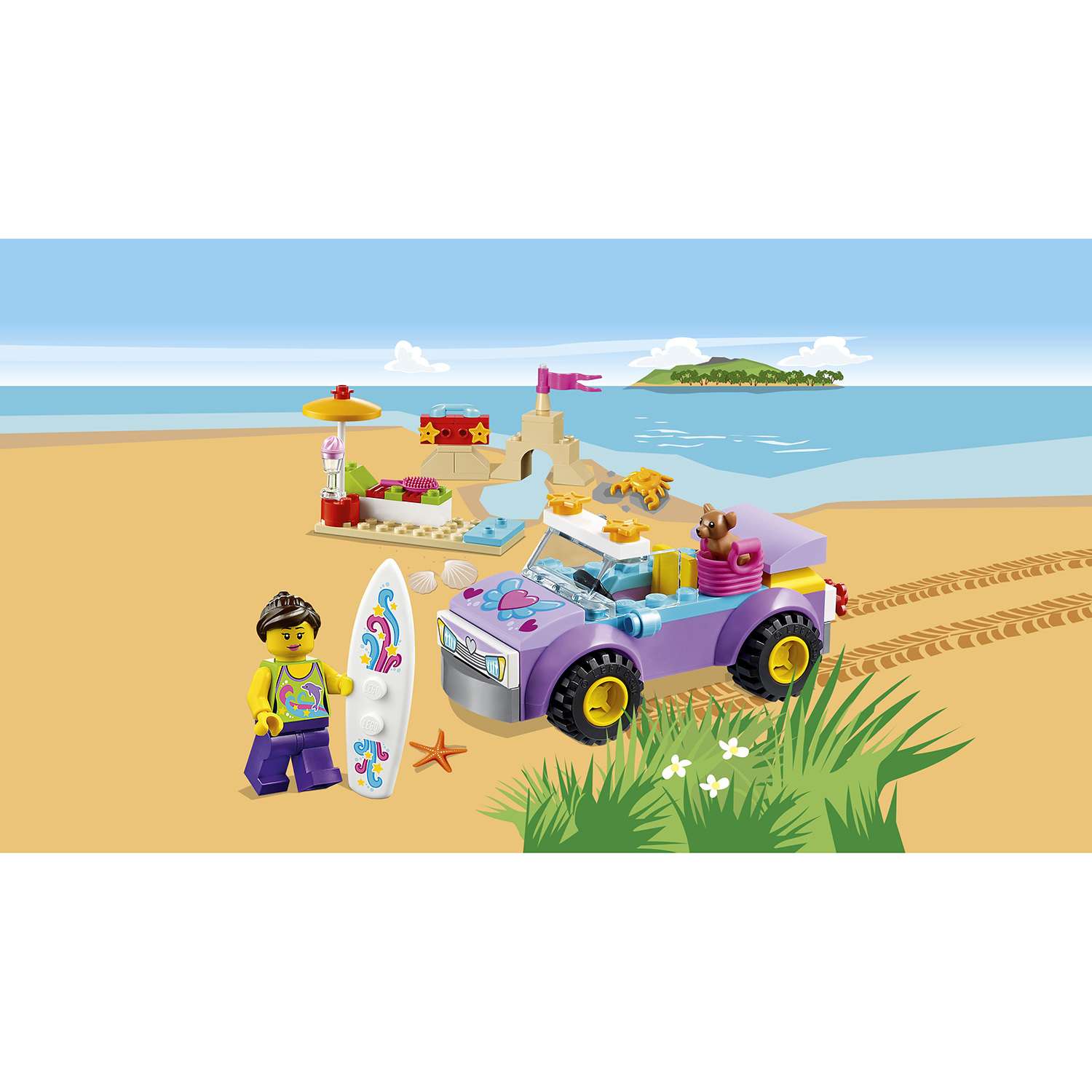 Конструктор LEGO Juniors Поездка на пляж (10677) - фото 4