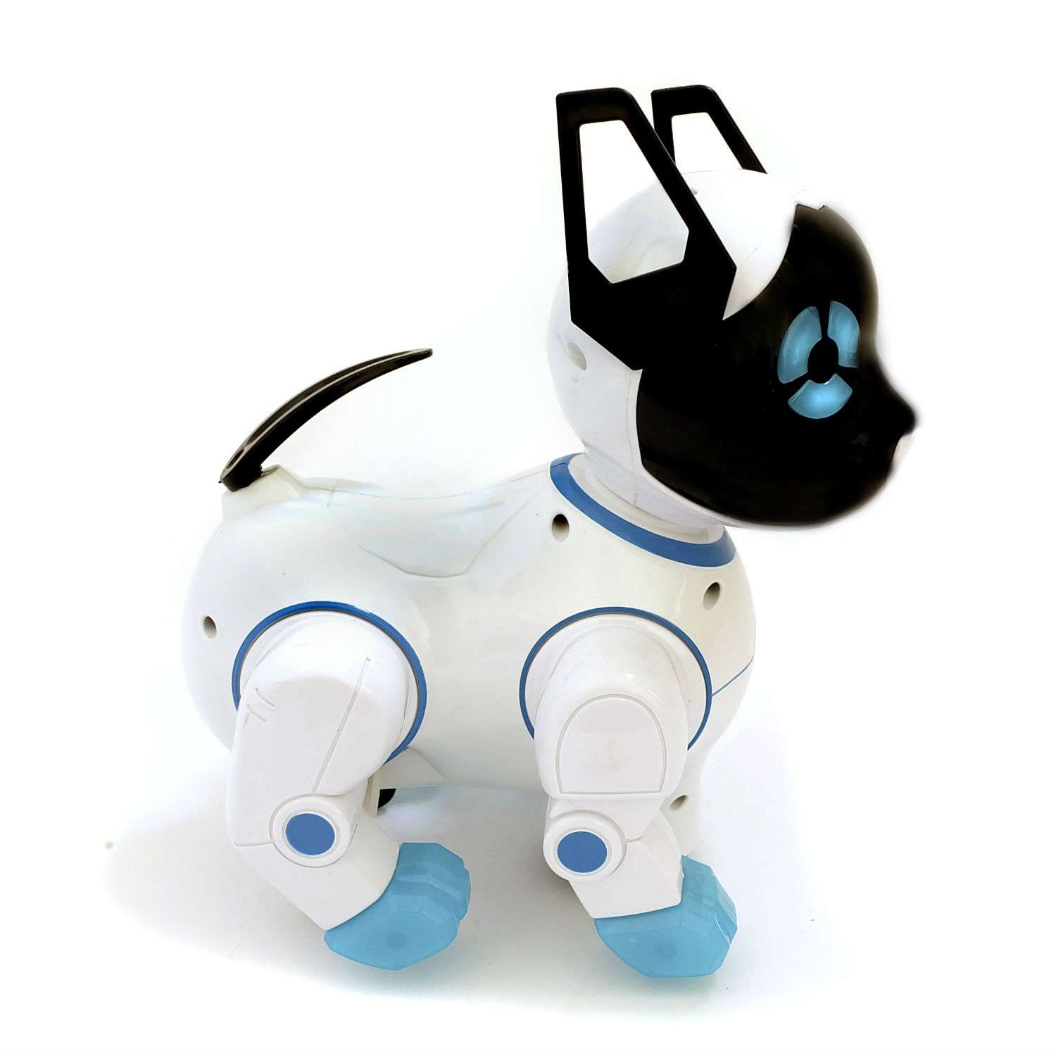 Игрушка HK Industries Собака интерактивная белый/голубой - фото 2
