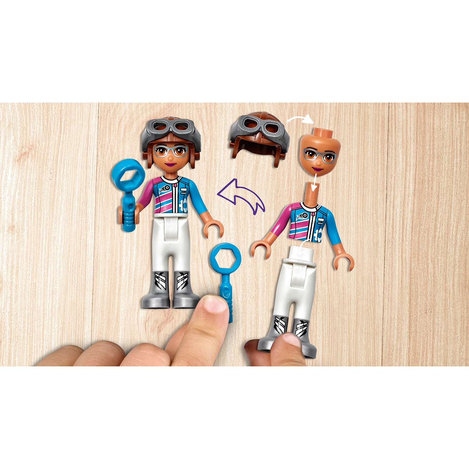 Конструктор LEGO Friends Экскурсия по Хартлейк-Сити на самолете 41343 - фото 8