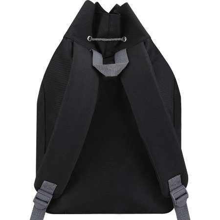 Рюкзак на шнурке Проф-Пресс Черный размер 27x46x15 см