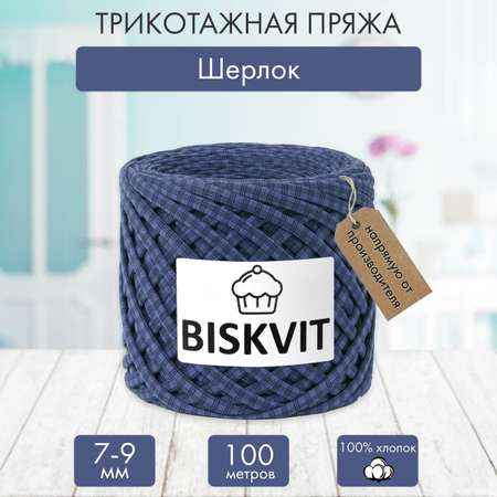 Трикотажная пряжа BISKVIT Шерлок