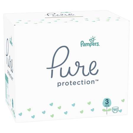 Подгузники Pampers Pure Protection 6-10кг 180шт
