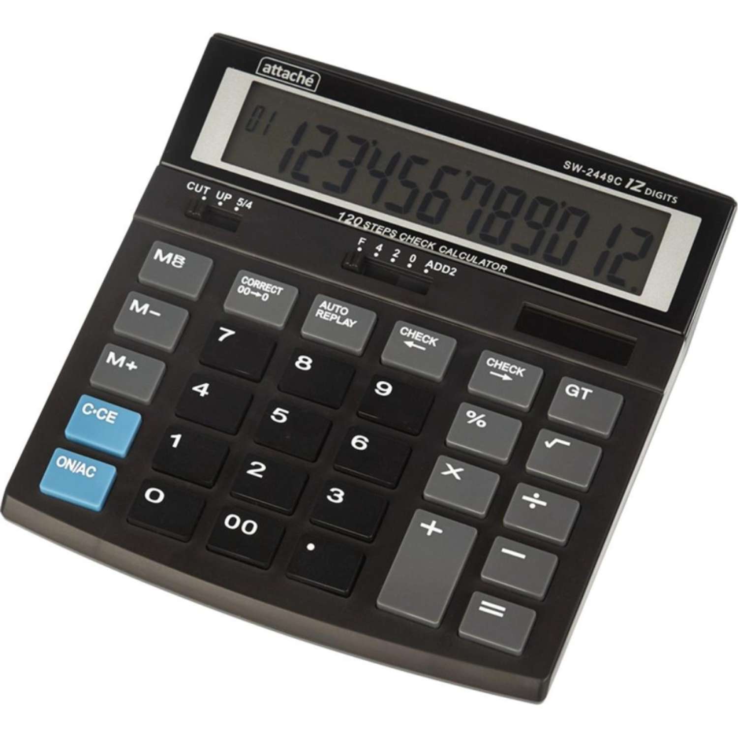 Калькулятор Attache настольный компактный 12 разрядный 120 шагов 1 шт - фото 2
