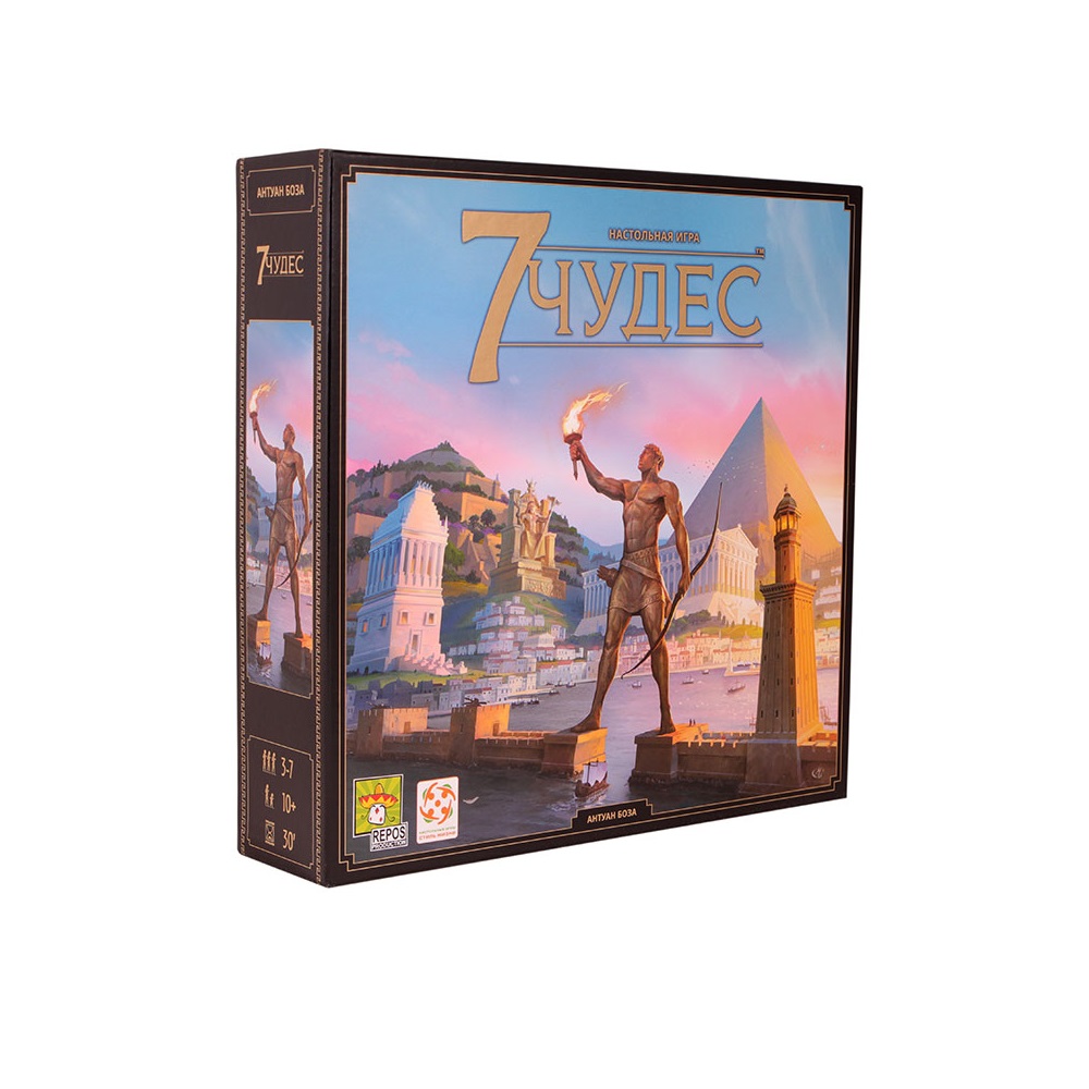 Настольная игра Стиль жизни 7 чудес 7 Wonders купить по цене 5770 ₽ в  интернет-магазине Детский мир