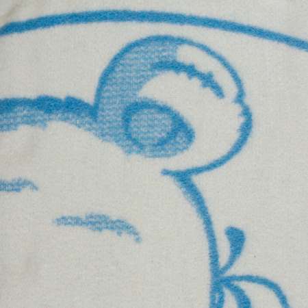 Одеяло ОТК шерстяное (Меринос) 100х140 голубое
