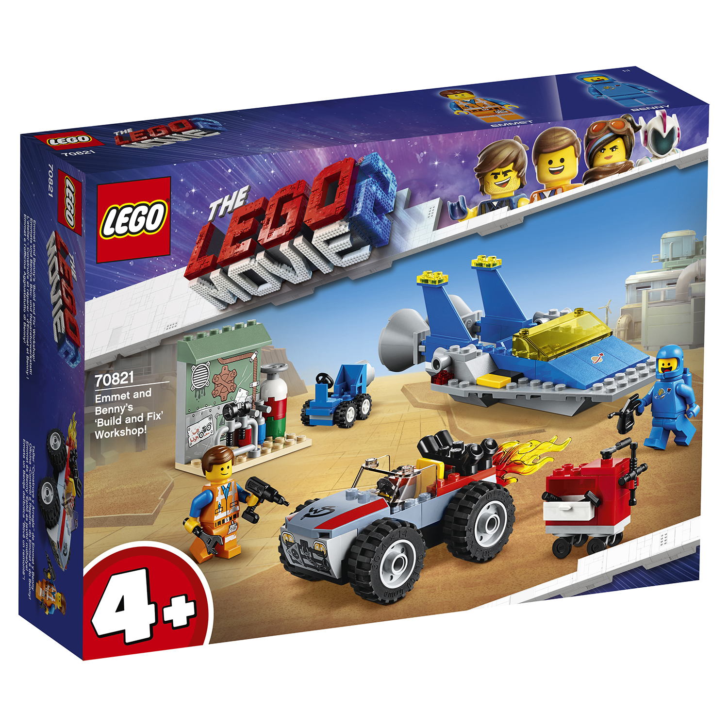 Конструктор LEGO Movie Мастерская Строим и чиним Эммета и Бенни 70821 - фото 2