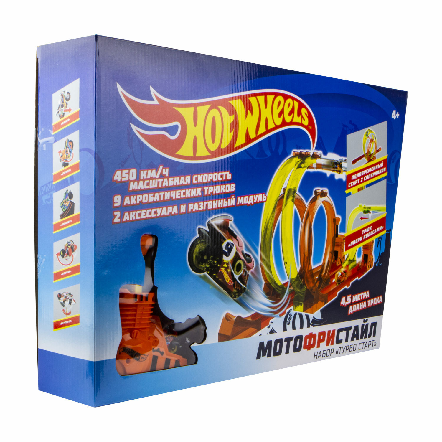 Трек Hot Wheels Мотофристайл Мотофристайл Т16724 - фото 4