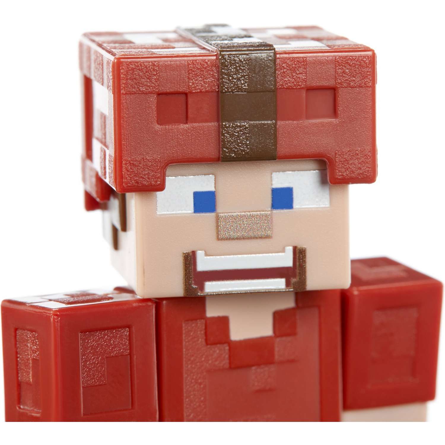 Фигурка Minecraft Стив в красной кожаной броне с аксессуарами GLC66 - фото 8