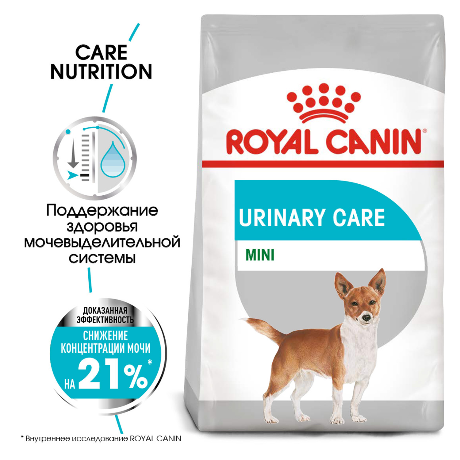 Корм для собак ROYAL CANIN Mini Urinary Care мелких пород профилактика МКБ  1кг