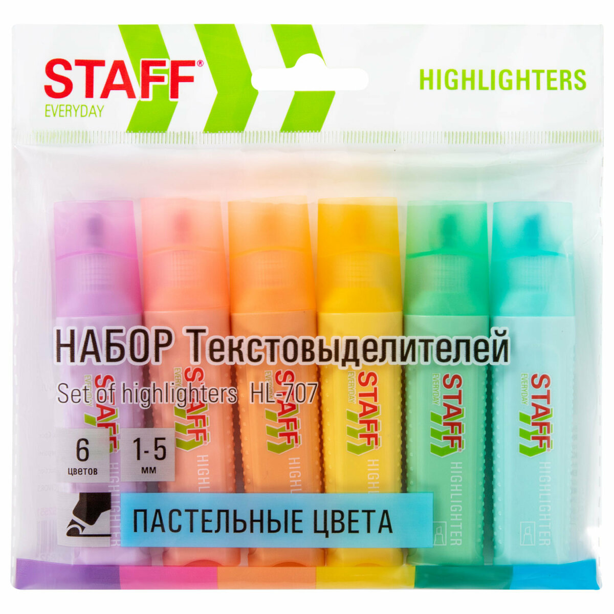 Текстовыделители Staff 6 цв. - фото 6