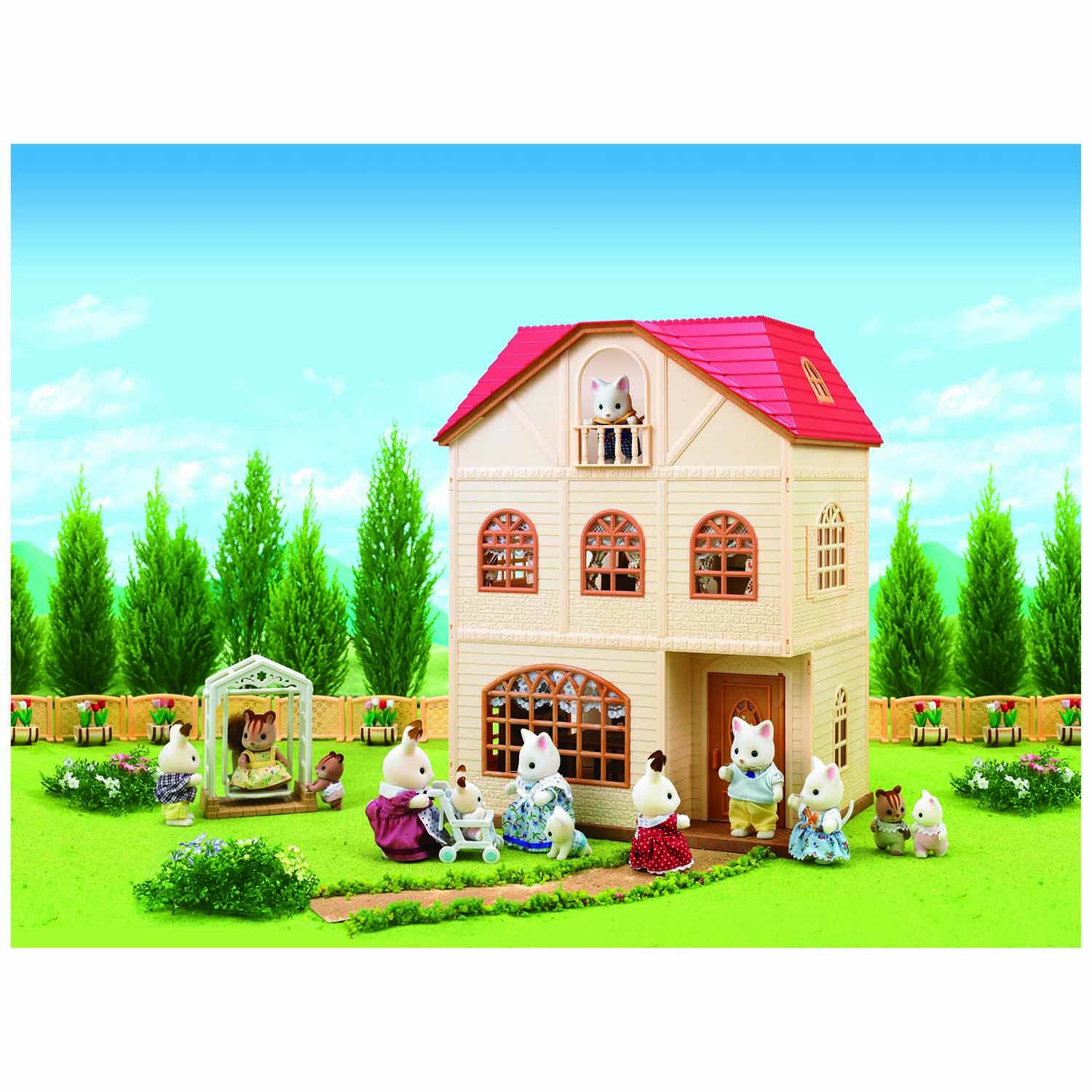 Набор Sylvanian Families Трехэтажный дом 2745 2745 - фото 4