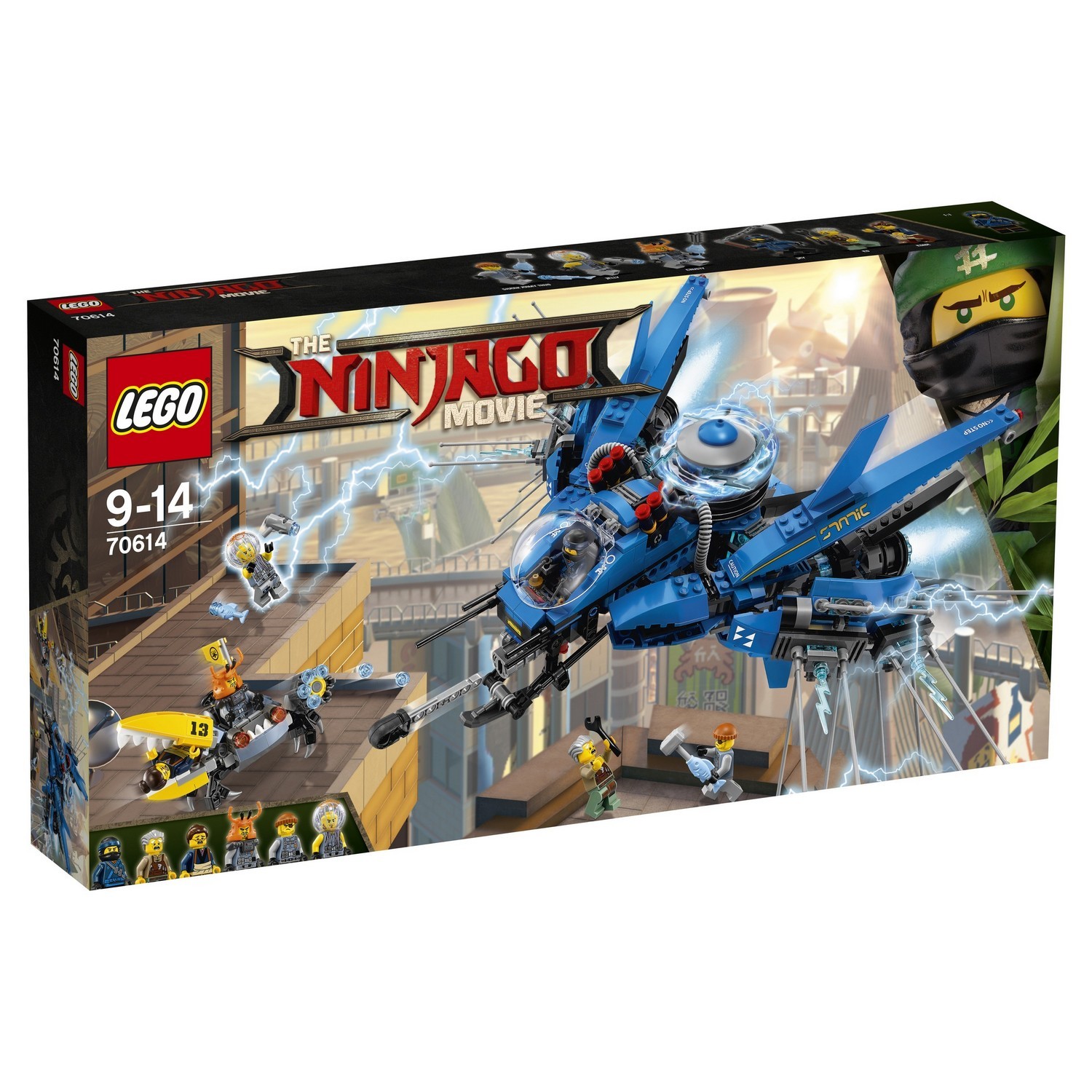 Конструктор LEGO Ninjago Самолёт-молния Джея (70614) купить по цене 4499 ₽  в интернет-магазине Детский мир