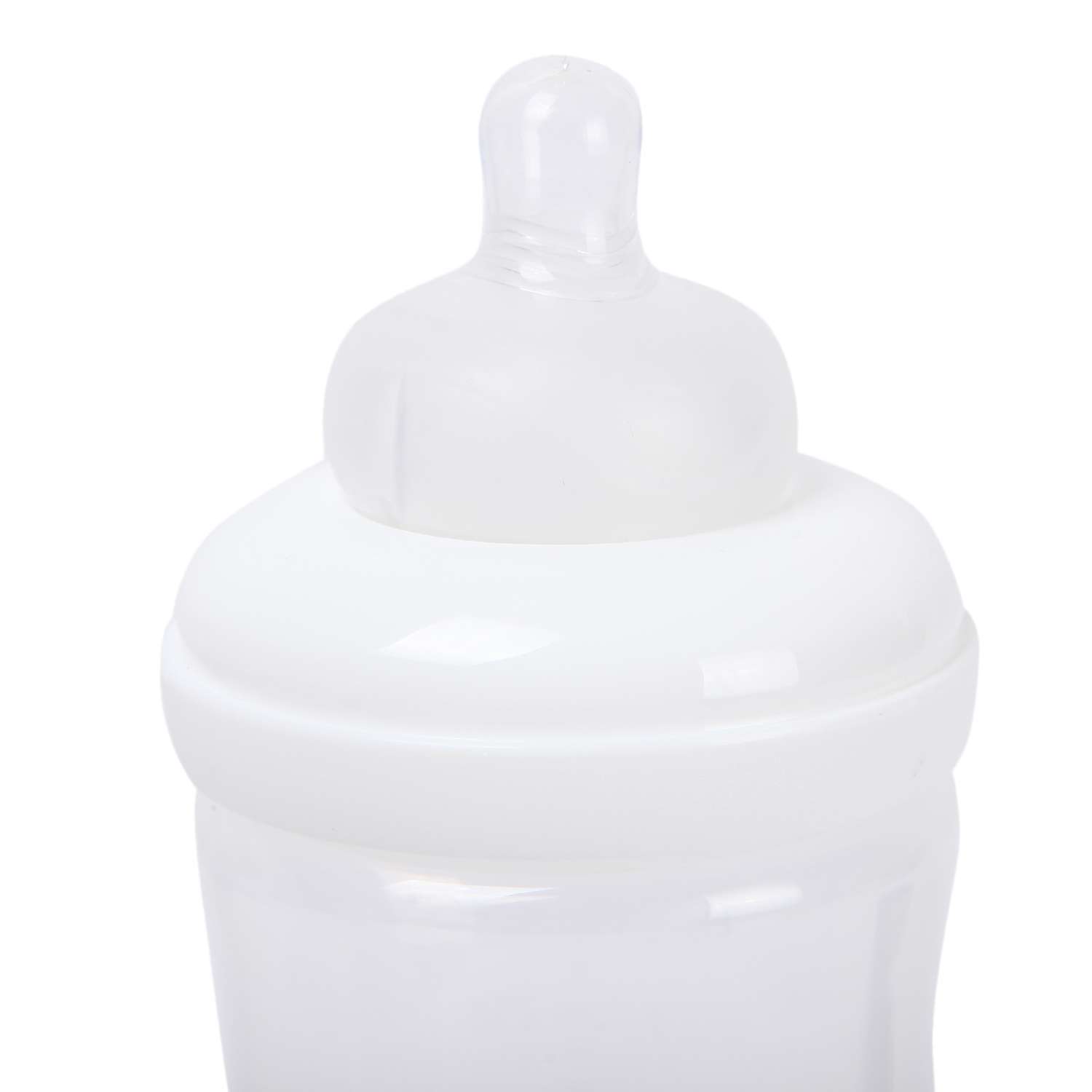 Бутылочка BabyGo Classic широкое горлышко 250 мл White - фото 2