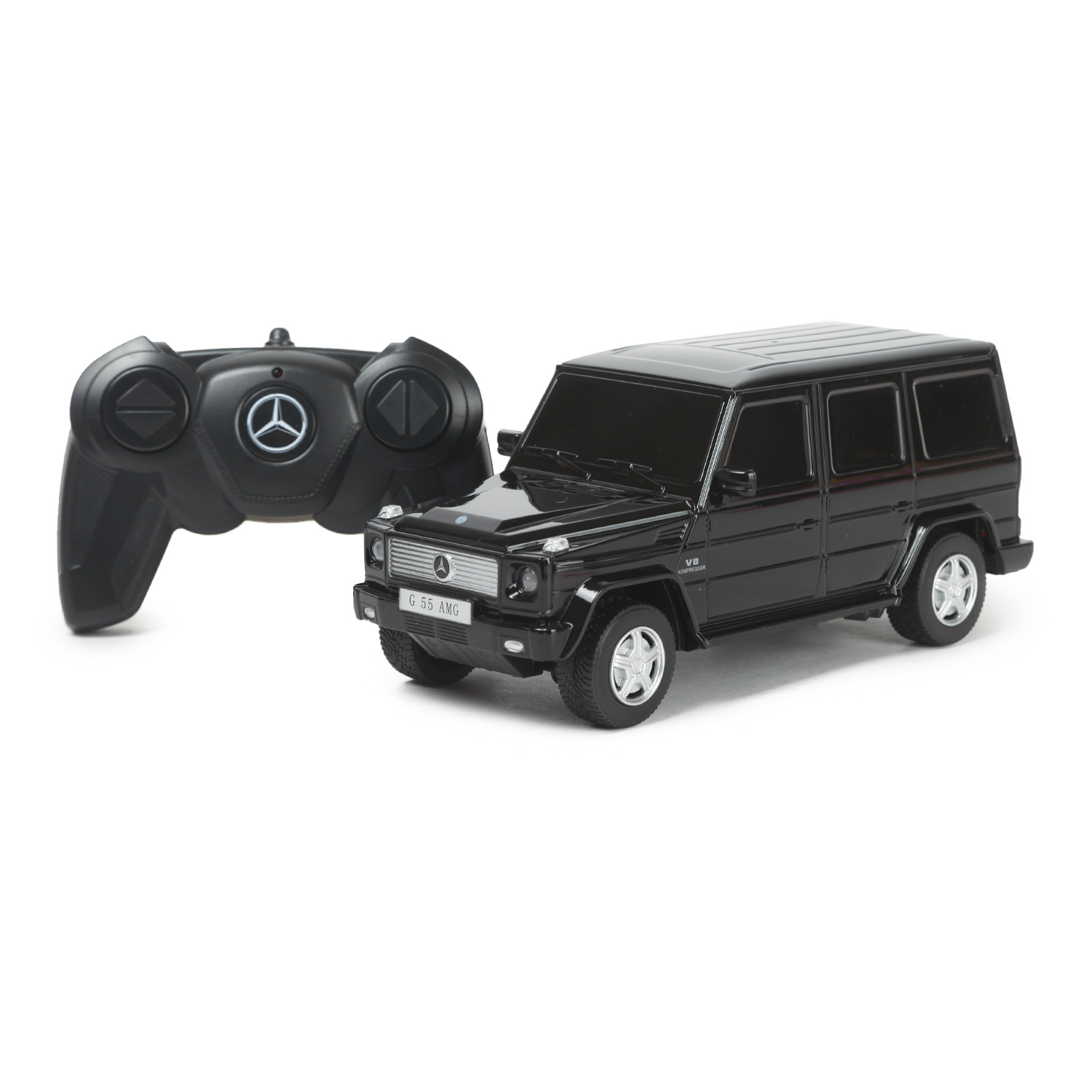 Машина Rastar РУ 1:24 Mercedes-Benz G55 Черная 30500-B купить по цене 1499  ₽ в интернет-магазине Детский мир