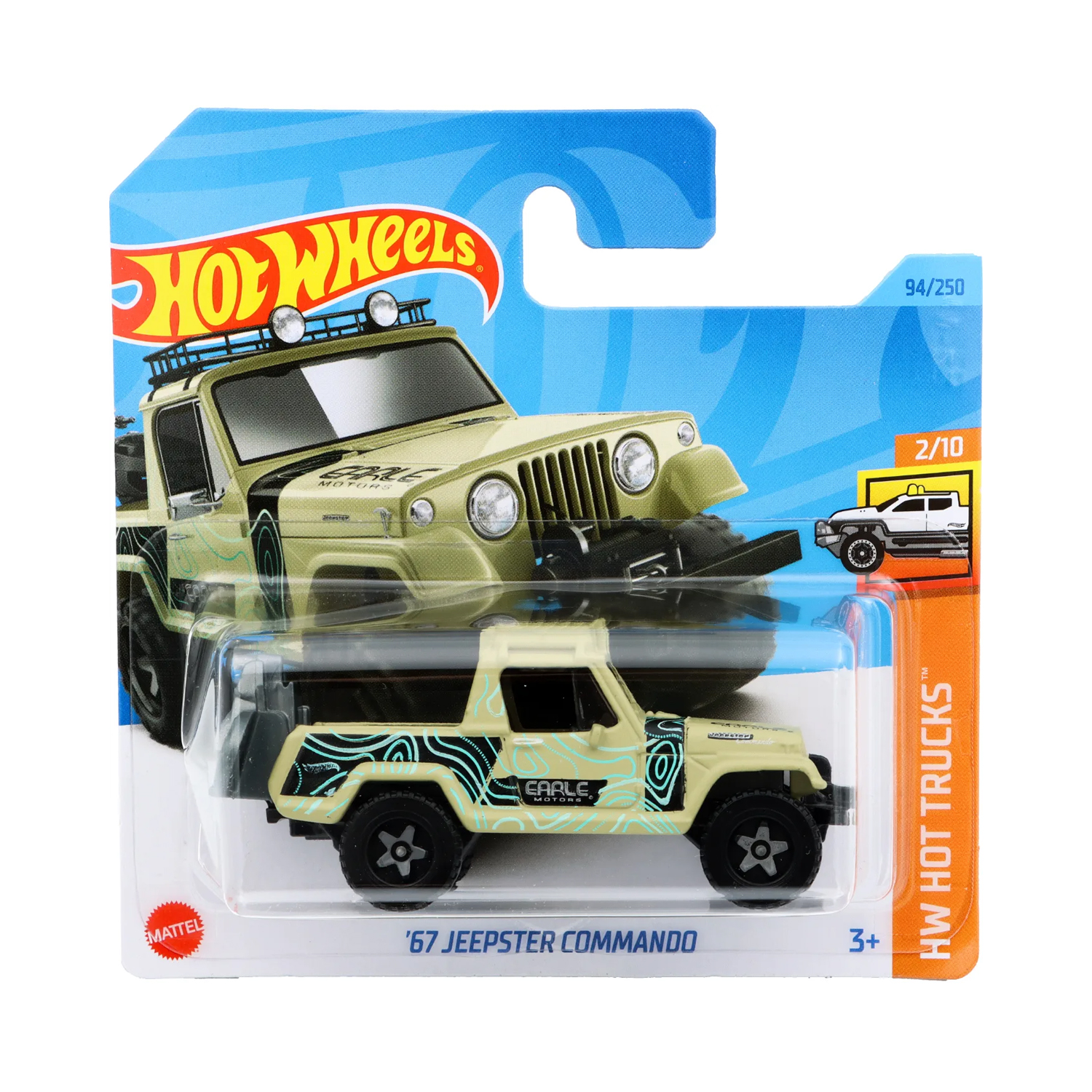 Внедорожник Hot Wheels Jeep 1:64 без механизмов 5785-A94-HKJ02 - фото 3