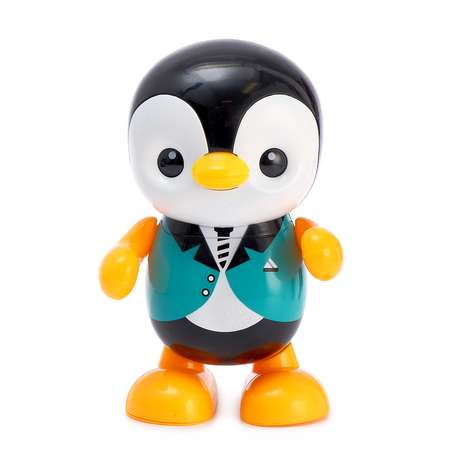 Игрушка Sima-Land Пингвинёнок работает от батареек танцует со светом и звуком