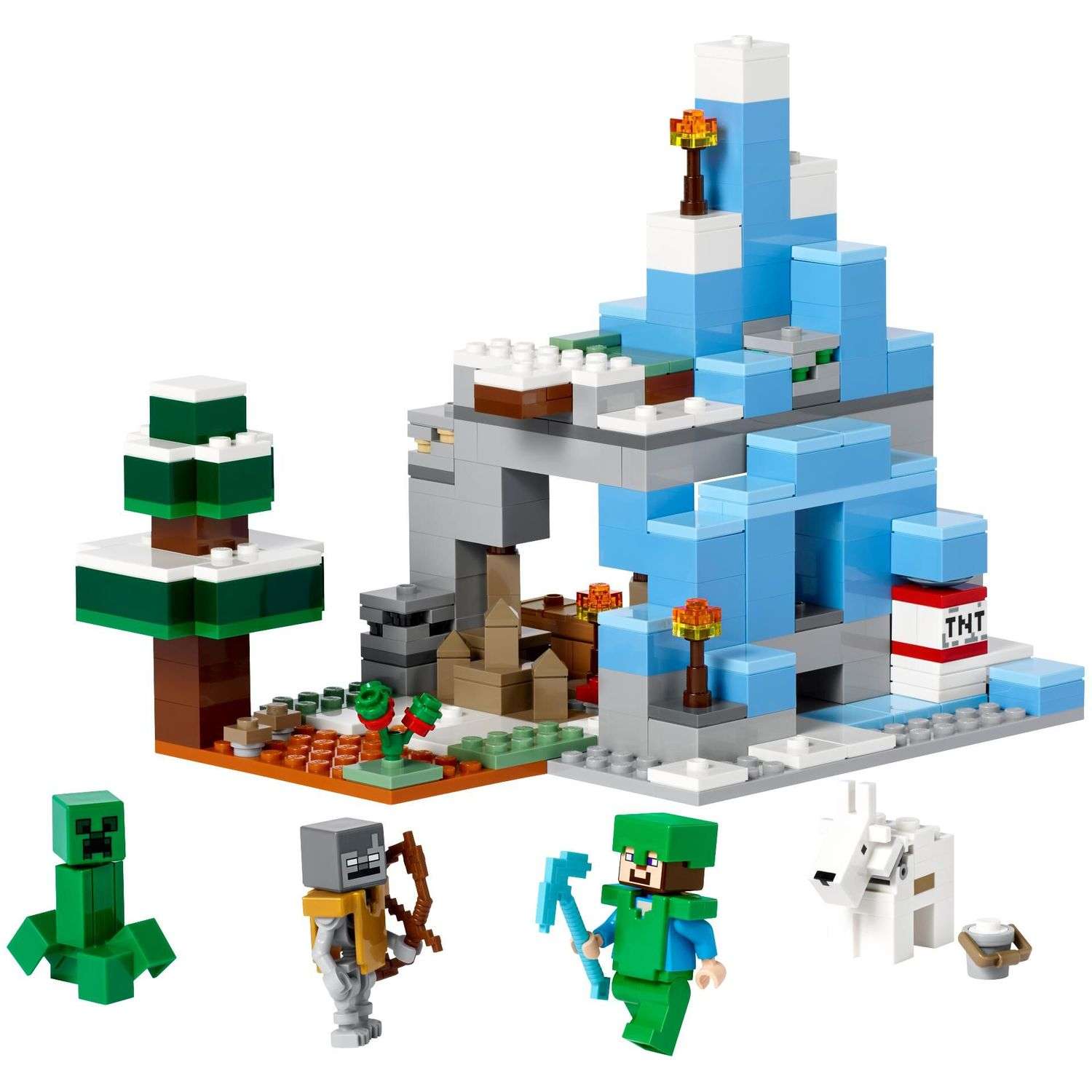 Конструктор LEGO Minecfat Ледяные вершины 21243 - фото 2