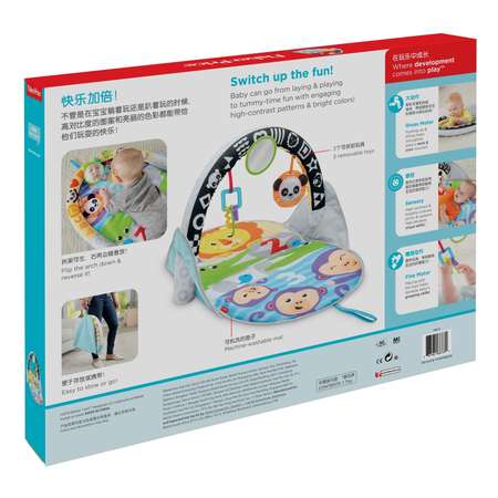 Коврик Fisher Price с дугами 2в1