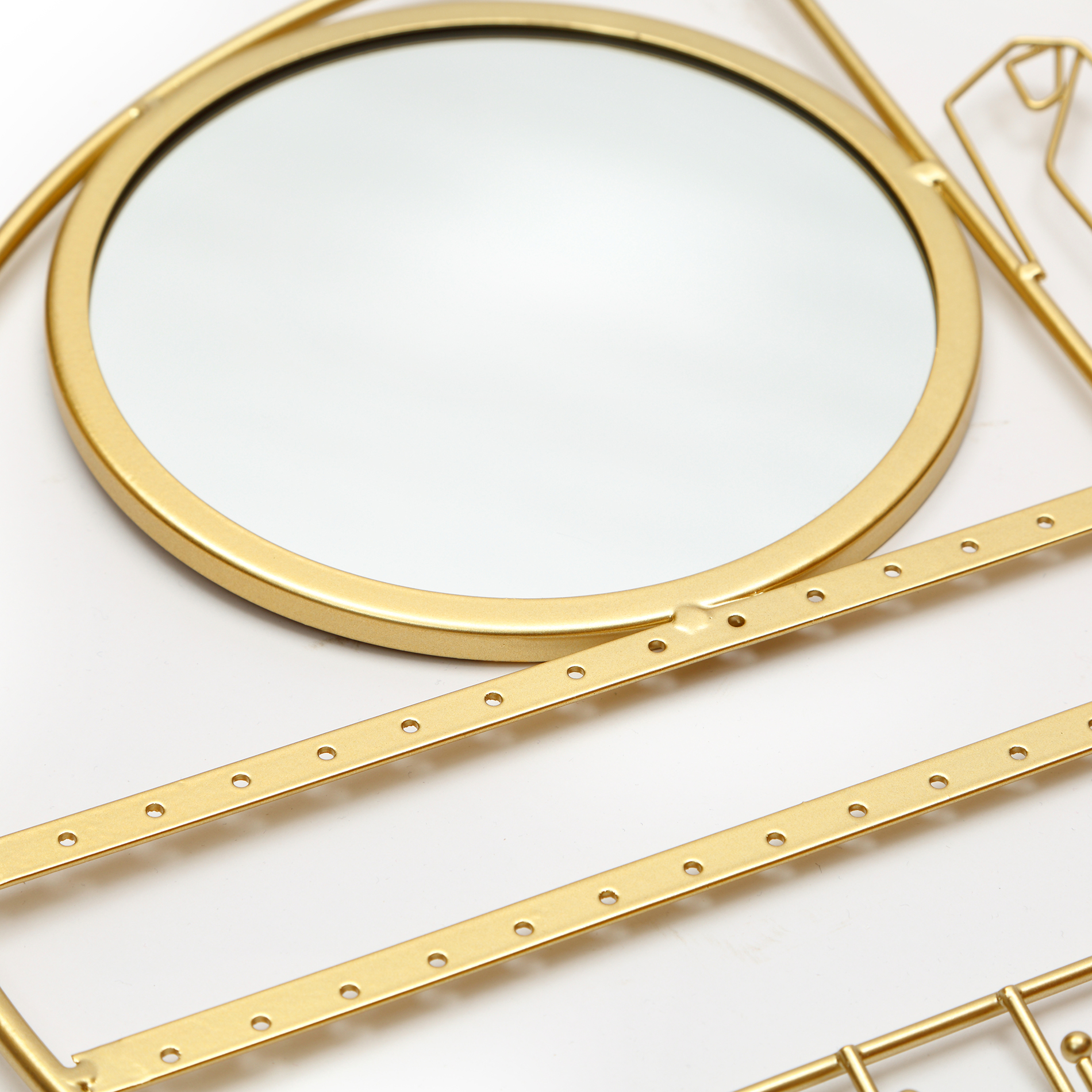 Панно из металла A+T Decor Держатель для украшений с зеркалом Jewelry mirror 40х2х40 см - фото 3